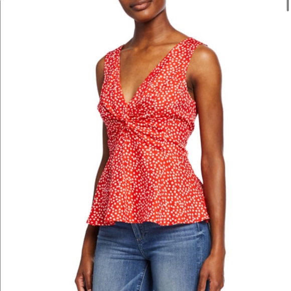 Rebecca Taylor Tops - Rebecca Taylor Malia Sleeveless Ditsy Floral Top